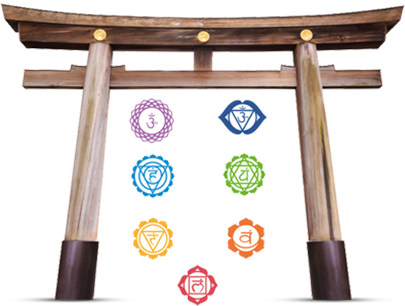Torii with Chakras